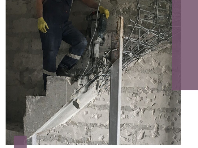 Демонтаж металлических и бетонных лестниц в Ульяновске