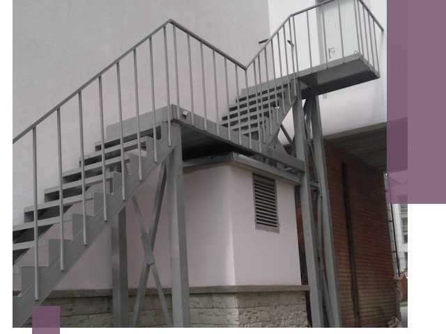 Монтаж пожарных лестниц под ключ в Ульяновске с гарантией качества