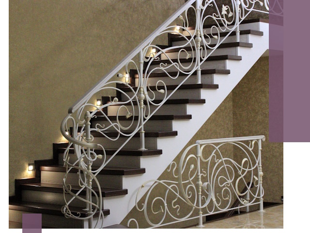 Кованые лестницы под ключ в Ульяновске — изготовление и монтаж