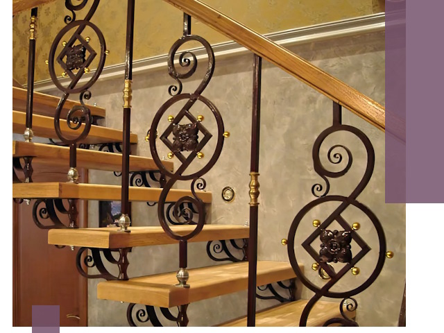 Изготовление кованых лестниц под ключ в Ульяновске