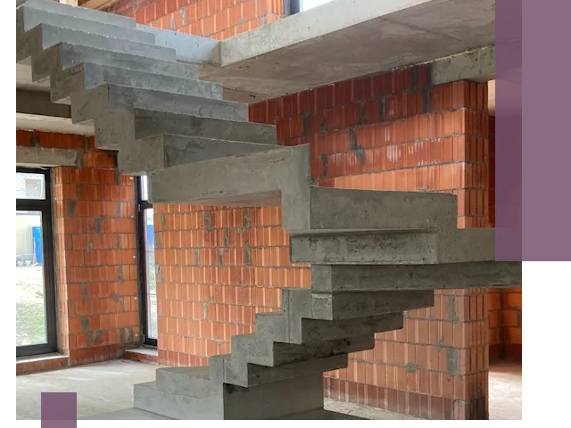 Изготовление бетонных лестниц под ключ в Ульяновске