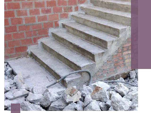 Демонтаж бетонных лестниц в Ульяновске: быстро и безопасно