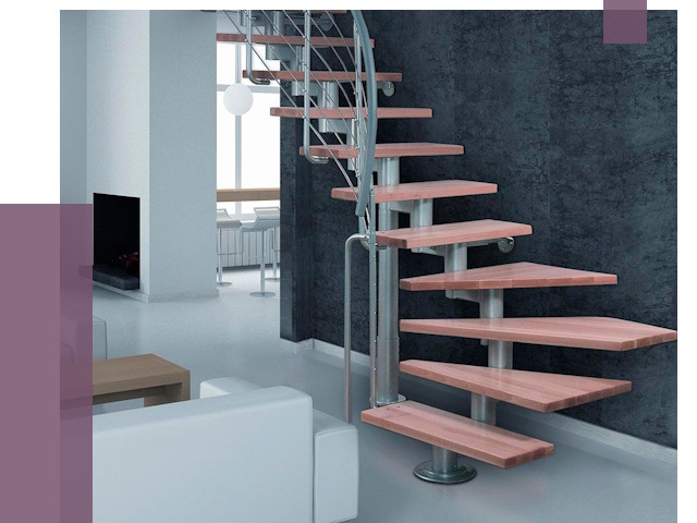 Модульные лестницы в Ульяновске от 16970 руб. — купить в ПРОЛЁТ-Улн