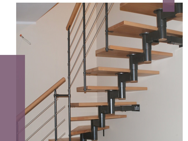 Изготовление модульных лестниц в Ульяновске от 11571 руб. 