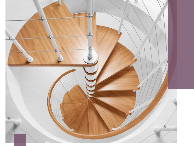 Изготовление винтовых лестниц под ключ в Ульяновске