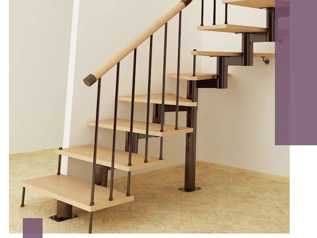 Монтаж лестниц на больцах в Ульяновске — быстро и надежно