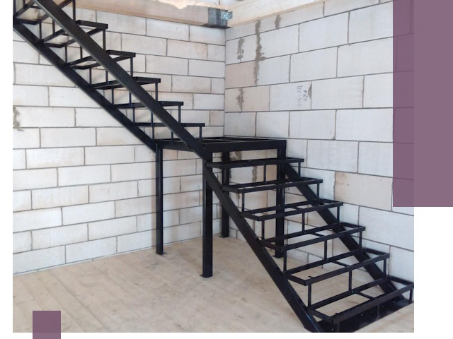 Лестницы на металлокаркасе под ключ в Ульяновске — изготовление и монтаж