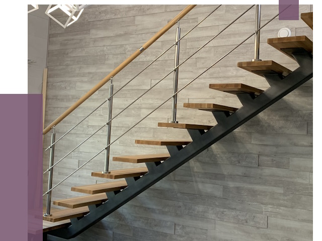 Изготовление лестниц на монокосоуре в Ульяновске от 76623 руб. 