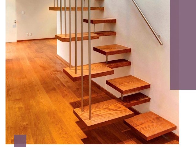 Лестницы «гусиный шаг» на заказ в Ульяновске для узких пространств