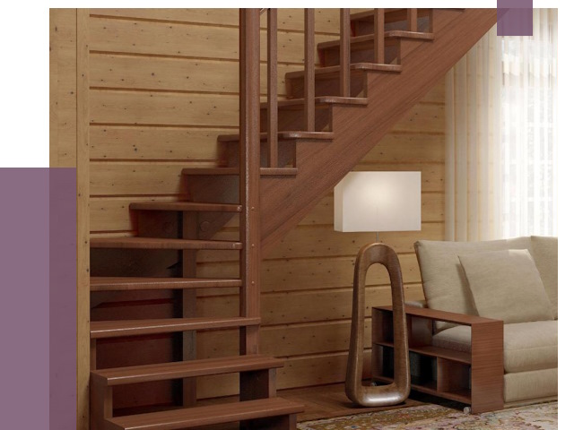 Лестницы эконом класса в Ульяновске от 18359 руб. бюджетные решения