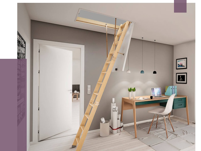 Чердачные лестницы в Ульяновске — от 14656 руб. | ПРОЛЁТ-Улн