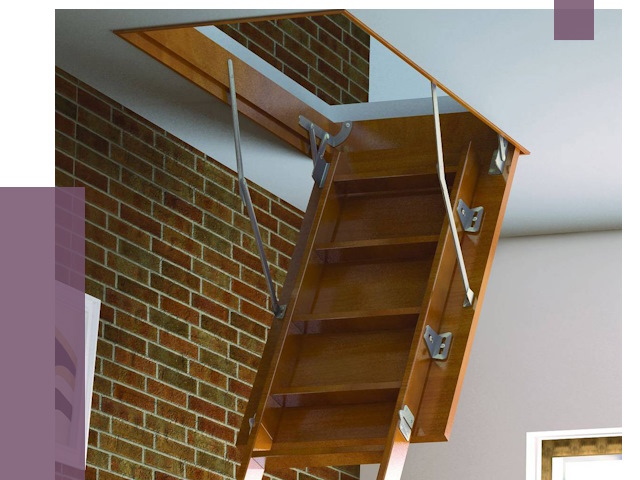 Установка чердачной лестницы в Ульяновске от 7868 руб. | ПРОЛЁТ-Улн