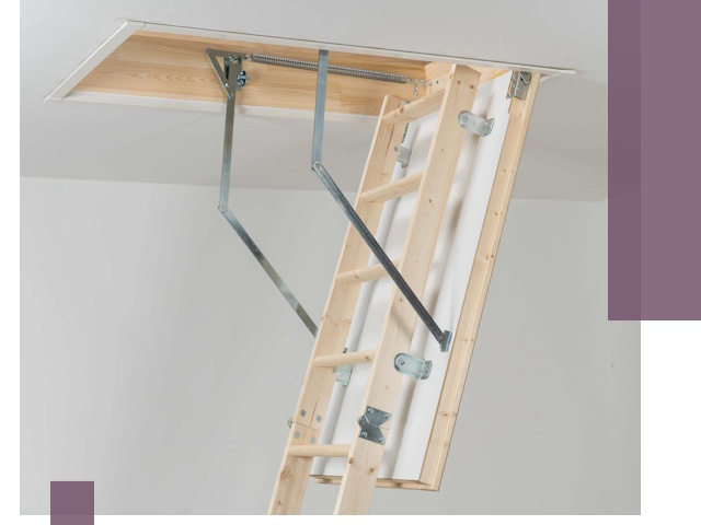 Установка чердачной лестницы под ключ в Ульяновске