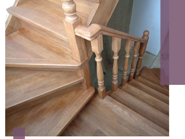 Дубовые лестницы под ключ в Ульяновске: изготовление и монтаж