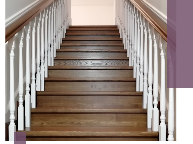 Лестницы из ясеня на заказ в Ульяновске — изготовление и монтаж