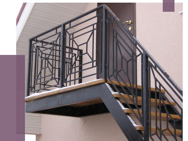 Металлические перила в Ульяновске от 4320 руб.  | ПРОЛЁТ-Улн