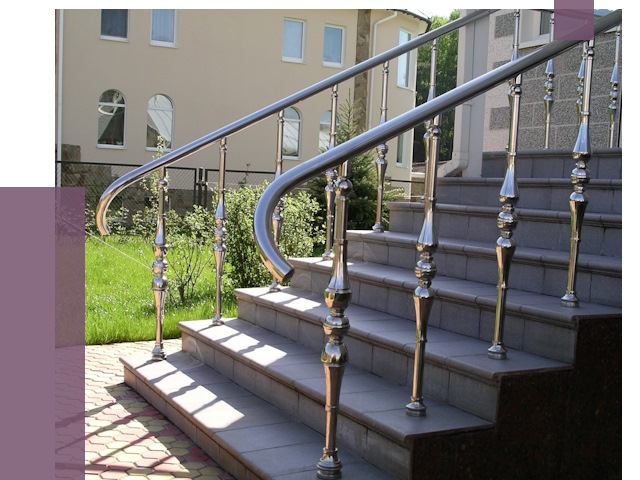 Перила для крыльца в Ульяновске от 10799 руб. — монтаж ПРОЛЁТ-Улн