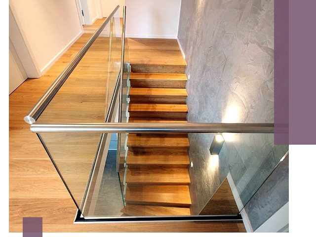 Перила для лестницы в доме — изготовление и монтаж в Ульяновске