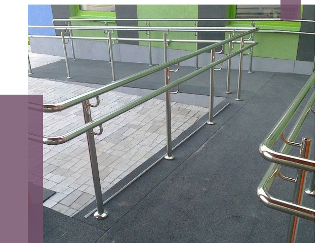 Ограждения пандусов в Ульяновске от 4371 руб. монтаж | ПРОЛЁТ-Улн