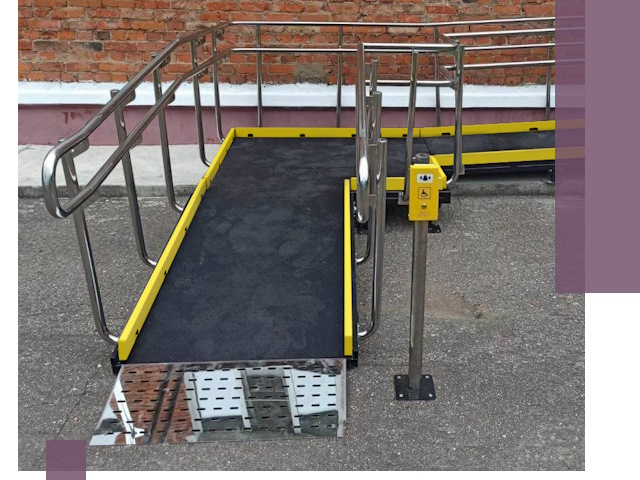 Изготовление наклонных пандусов для инвалидов в Ульяновске