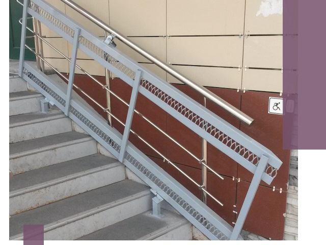 Изготовление откидных пандусов под ключ в Ульяновске