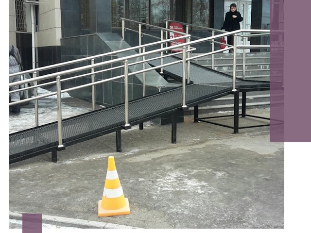 Стационарные пандусы под ключ в Ульяновске — изготовление и монтаж