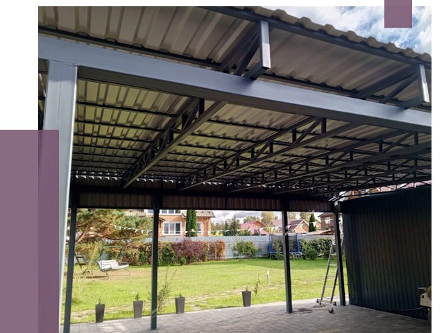 Монтаж навесов в Ульяновске от 7405 руб. — установка навеса | ПРОЛЁТ-Улн