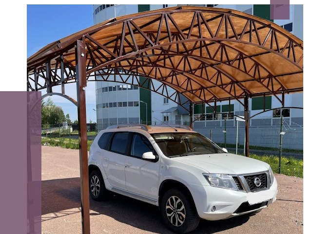 Недорогие навесы в Ульяновске от 43197 руб.  | ПРОЛЁТ-Улн