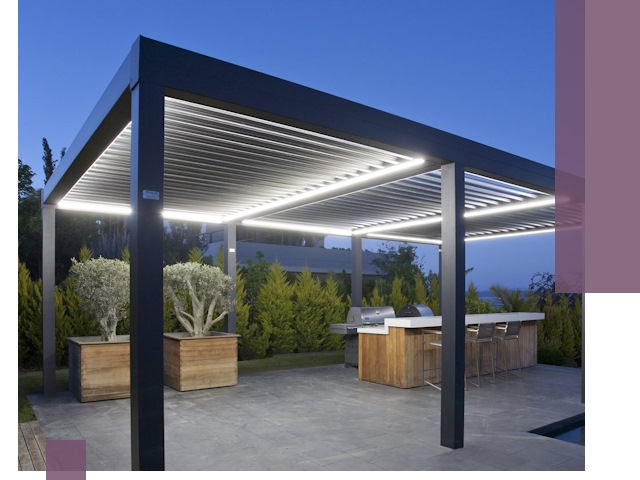 Навесы отдельно стоящие под ключ в Ульяновске из металла и поликарбоната