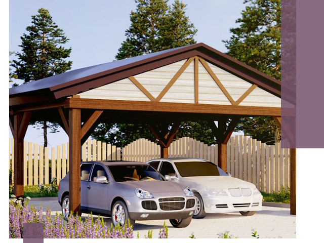 Навесы для автомобиля в Ульяновске — изготовление и монтаж