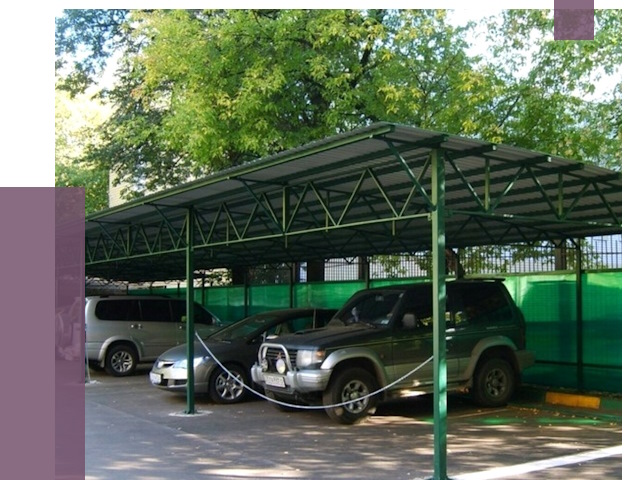 Навесы для парковки в Ульяновске от 80737 руб. заказать | ПРОЛЁТ-Улн