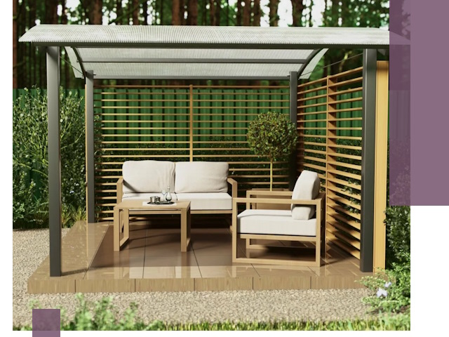 Навесы для дачи в Ульяновске: изготовление, монтаж и демонтаж