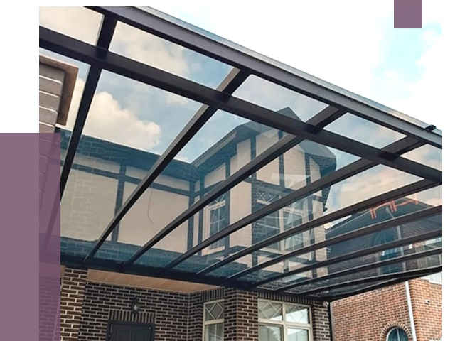 Навесы из поликарбоната в Ульяновске от 8660 руб. под ключ — ПРОЛЁТ-Улн