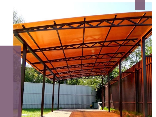 Односкатные навесы под ключ в Ульяновске от 13216 руб. 