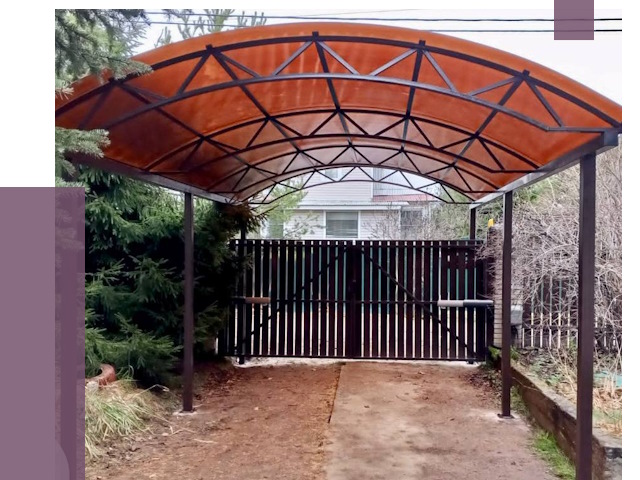 Арочные навесы в Ульяновске от 12805 руб. — изготовление и монтаж | ПРОЛЁТ-Улн