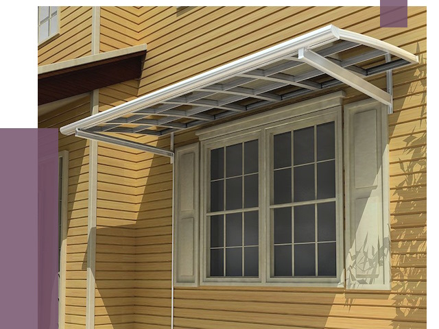 Козырьки над окнами в Ульяновске от 7662 руб. — монтаж, покупки | ПРОЛЁТ-Улн