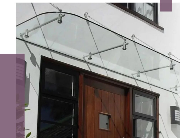 Стеклянные козырьки в Ульяновске от 19027 руб. | ПРОЛЁТ-Улн