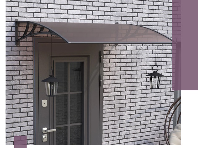 Недорогие козырьки и навесы под ключ в Ульяновске