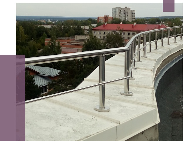 Парапеты и ограждения кровли в Ульяновске от 4988 руб.