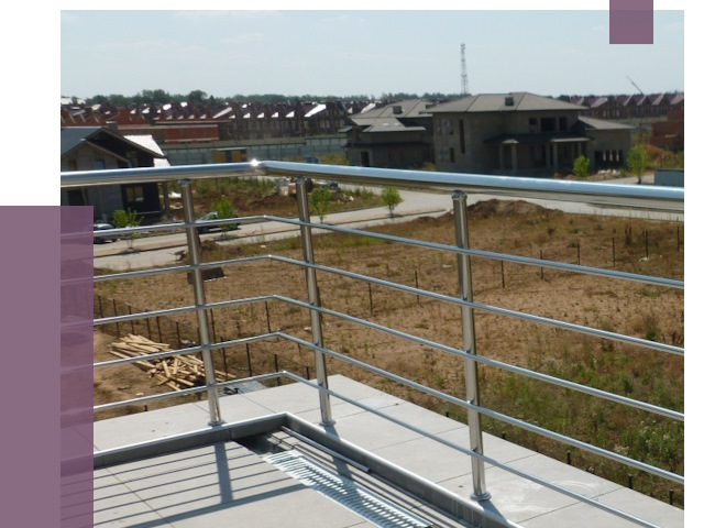 Парапеты из нержавеющей стали в Ульяновске от 8022 руб. за м² | ПРОЛЁТ-Улн