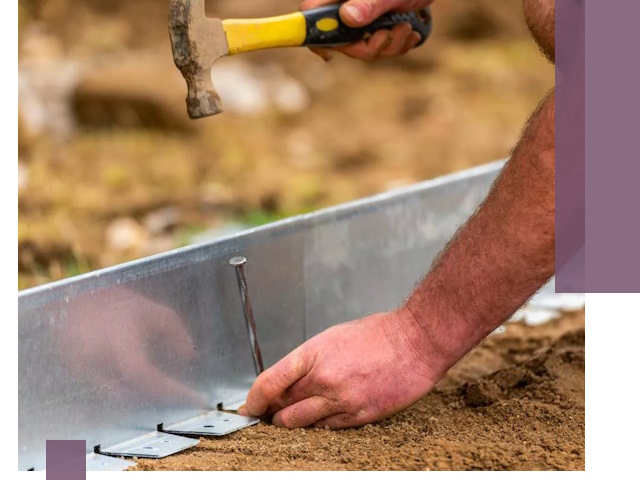 Монтаж металлических бордюров в Ульяновске быстро и качественно