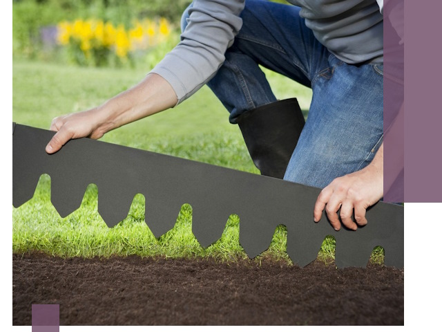 Металлические бордюры для газона в Ульяновске — изготовление и монтаж