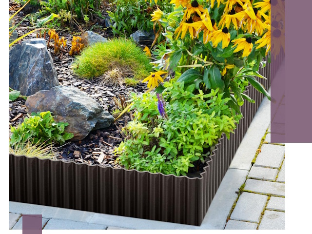 Металлические бордюры для клумб в Ульяновске — производство и монтаж