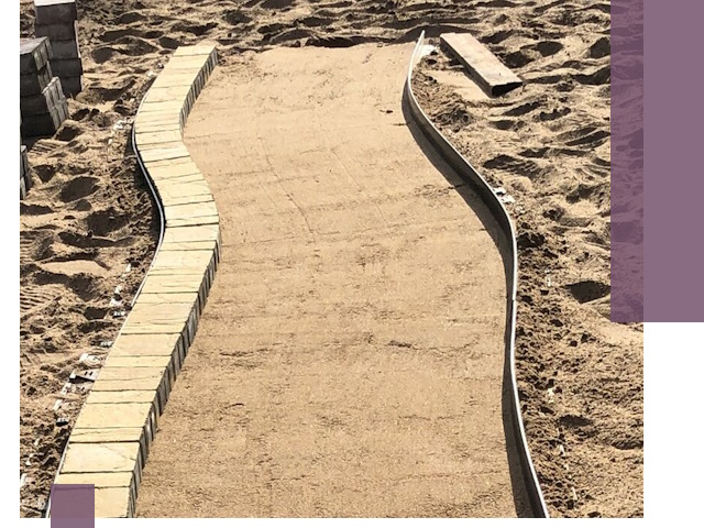 Металлические бордюры для тротуаров в Ульяновске — прочные и долговечные