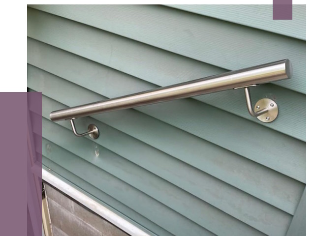 Поручни из нержавеющей стали в Ульяновске от 7714 руб.  | ПРОЛЁТ-Улн